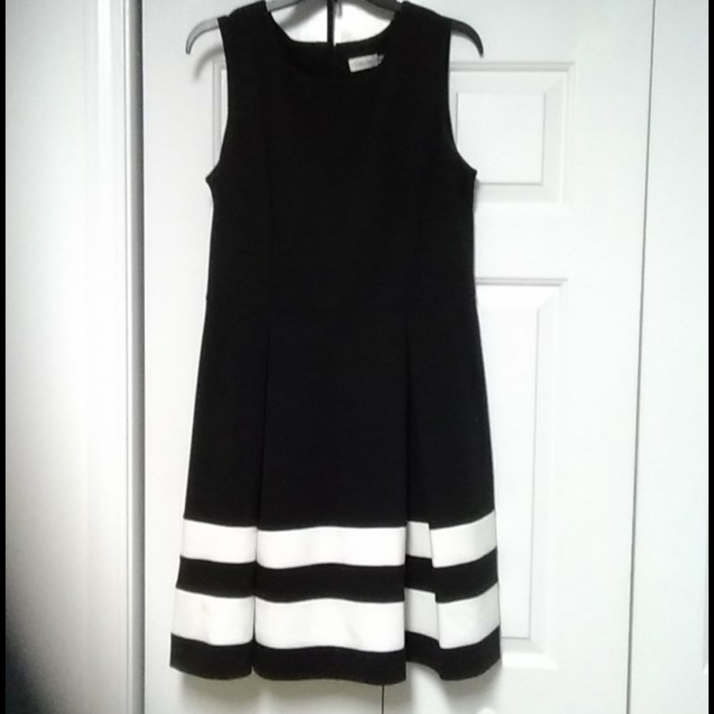 Calvin Klein Black and White dress